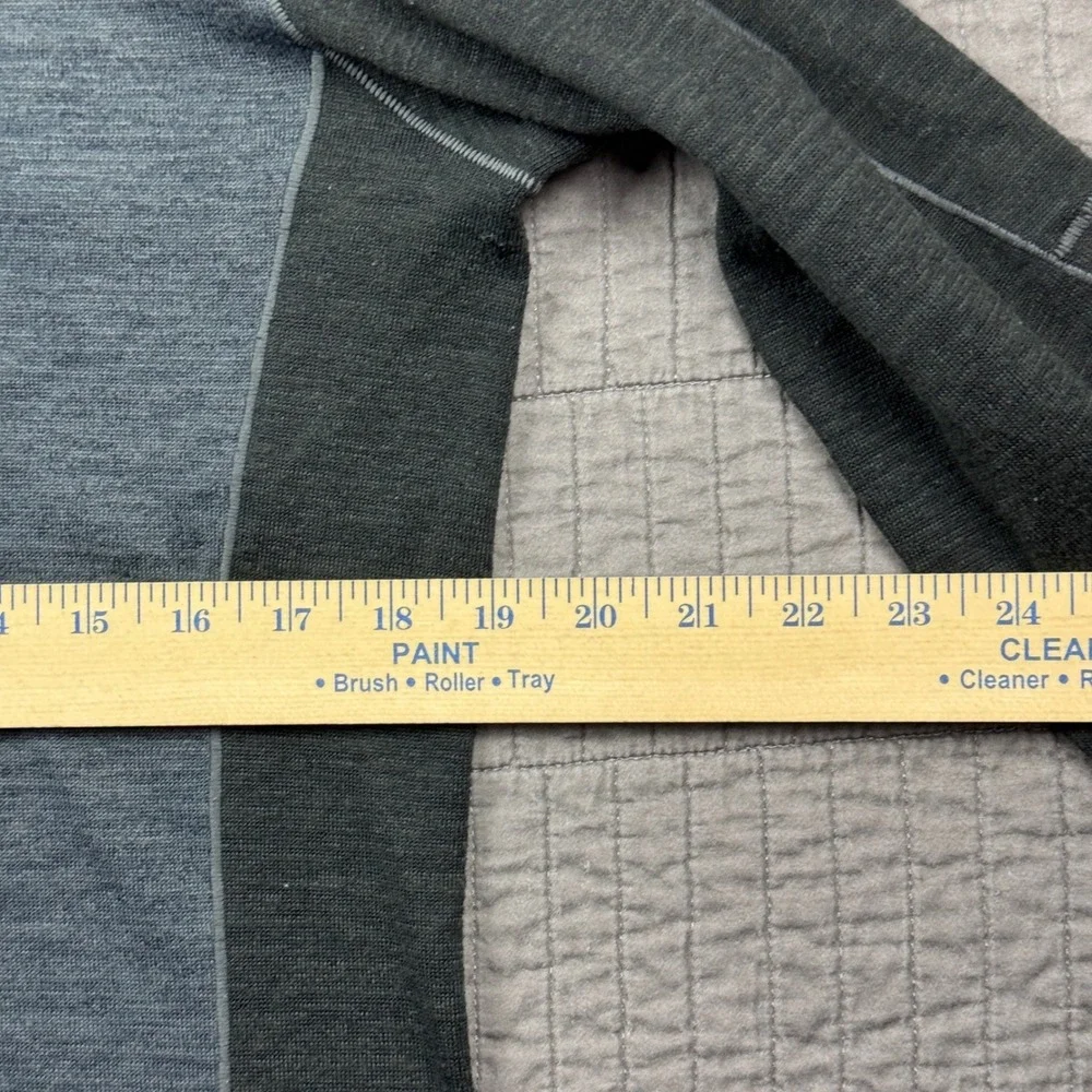 Kuhl Mens Small Ryzer 1/4 Zip Pullover Gray Outdoors Thumbhole Hiking Top